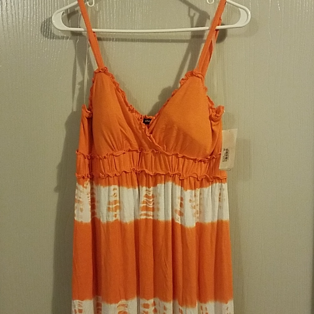 NEW / VINTAGE $89 Macy's CHA CHA VENTE MAXI Dress size XL - Y2K